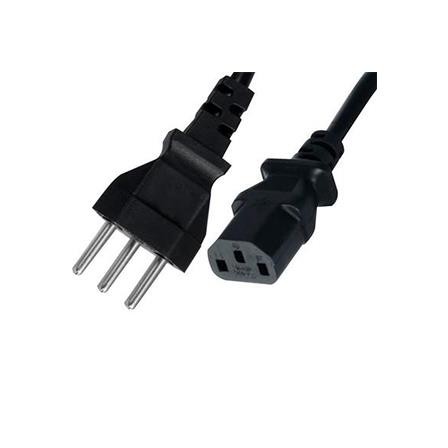 Cabo de força para computador triplo 306-0100 - Importado