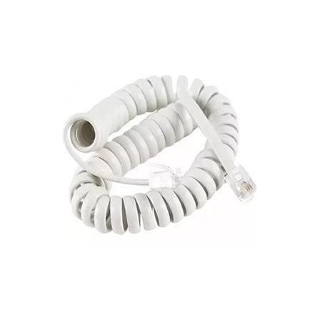 Cabo para telefone RJ11 6 x 4 branco 48.415 - Importado