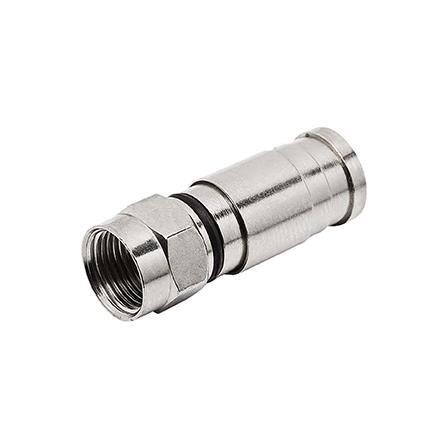 Conector F compressão 08 mm RG6 38.225 - Importado