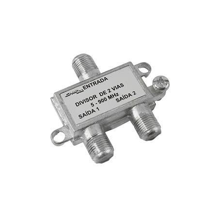 Divisor antena/parabólica 2 saídas 2400 mHz 33255 - Importado