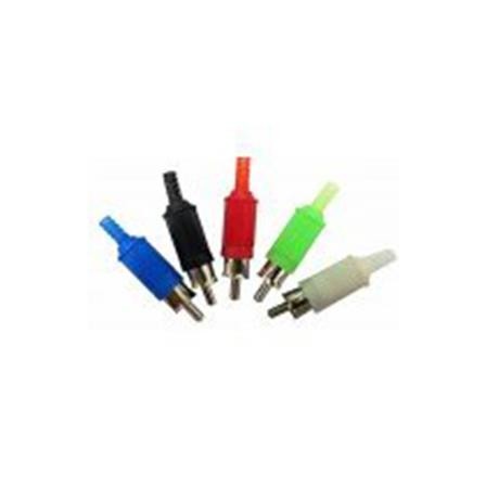 Plug de PVC RCA preto 12.105 - Importado