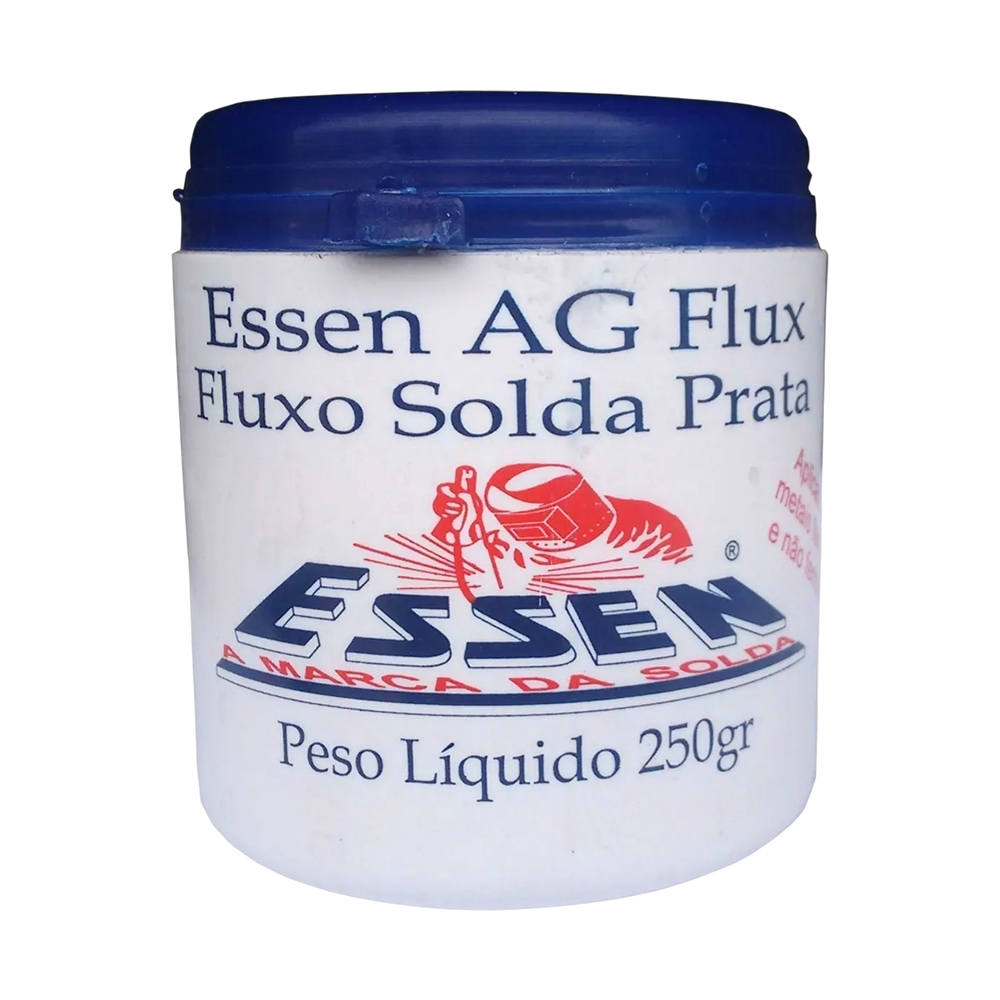 Fluxo Solda Prata 250g AG FLUX Essen Uniweld