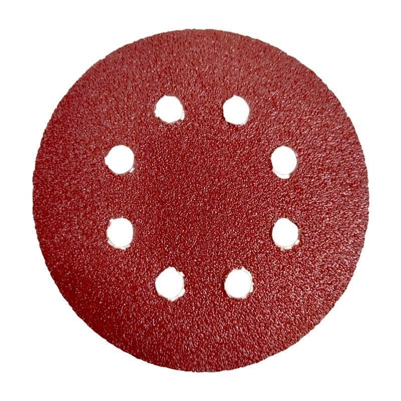 Disco Lixa Pluma Vermelho 125mm 5" 40 8 furos Bestfer