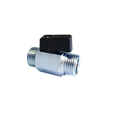 Válvula esfera mini macho-macho 3/8"