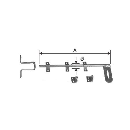Fecho pedrez inferior 52 cm Nº 2 - PILOFER