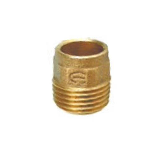 Conector rígido cobre rosca macho 15 x 1/2" NPT com bolsa 804