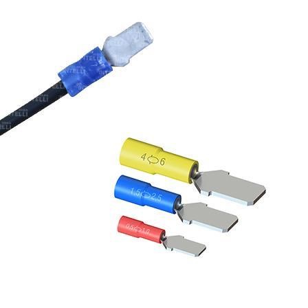 Terminal isolado macho MA-2,5-6 azul