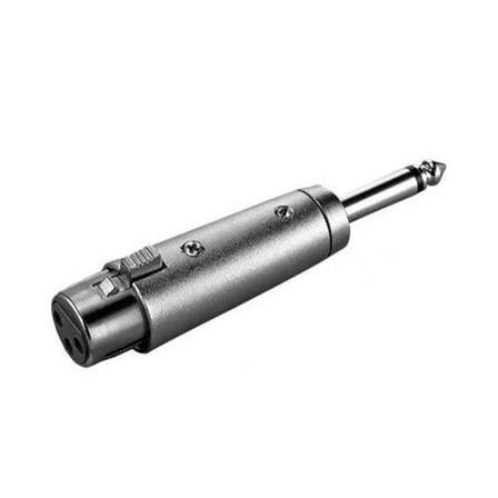 Adaptador P-10 x Cannon fêmea mono 53.176 - Importado