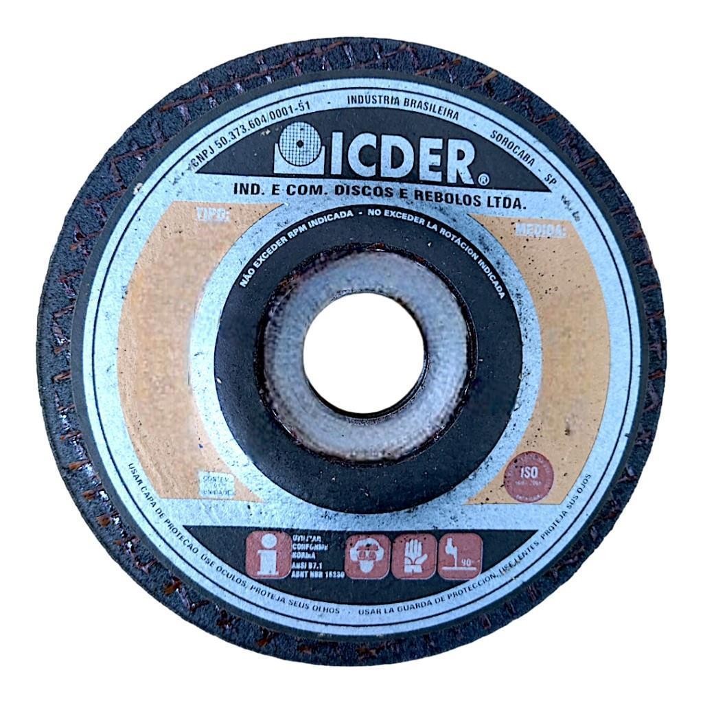Disco Desbaste Refratario 115mm Esmerilhadeira 4.1/2"Icder C120KF