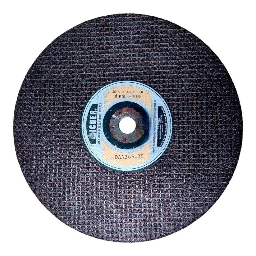 Disco Corte Inox 254mm P/Policorte 10x3/4" Icder DAA30R-2T