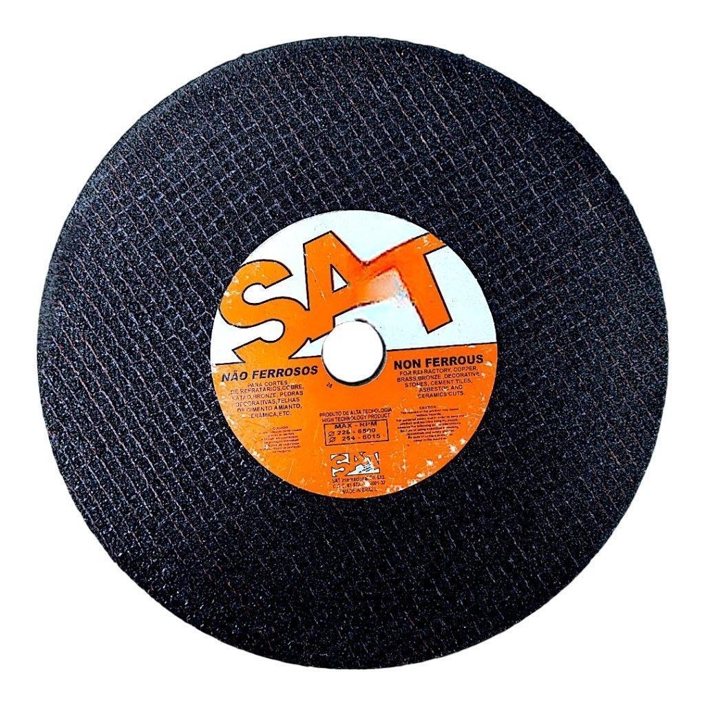 Disco Corte Refratario 254mm P/Policorte 10x1" Saturno
