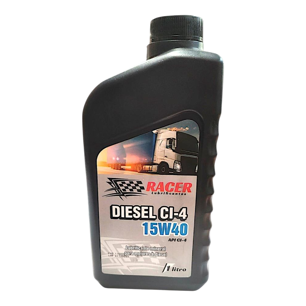 Oleo Lubrificante Motor Diesel Mineral 15W40 1L Racer