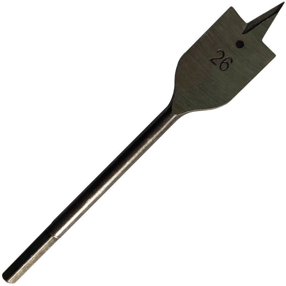 Broca Chata Madeira 26mm Dobradica Brasfort 7026