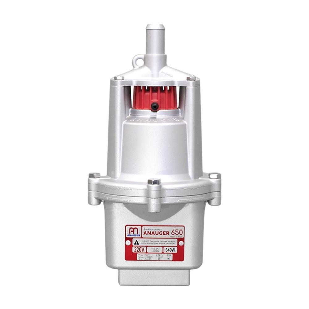 Bomba Poco Submersa Vibratoria 3/4" 340w 220v Anauger 650 5G