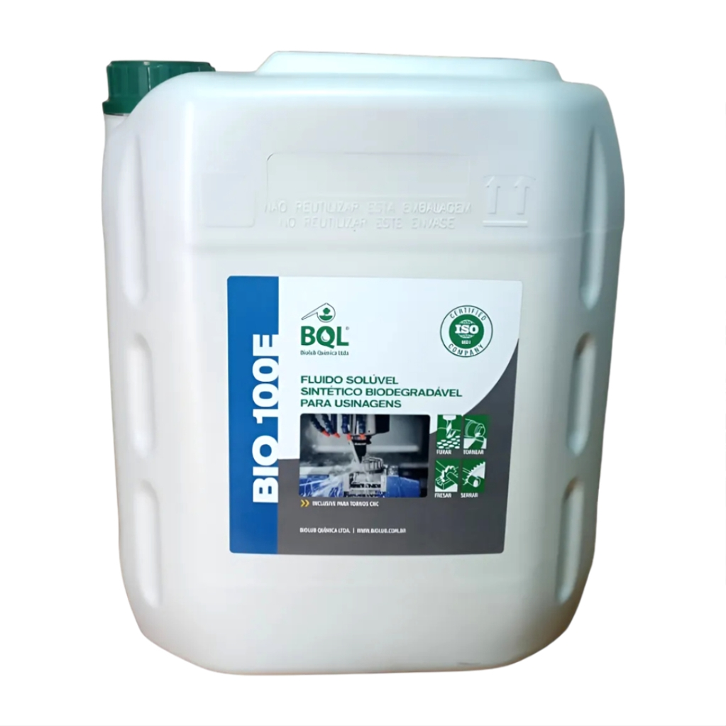 Óleo Fluido Solúvel Biodegradável 50L Bio 100E Biolub