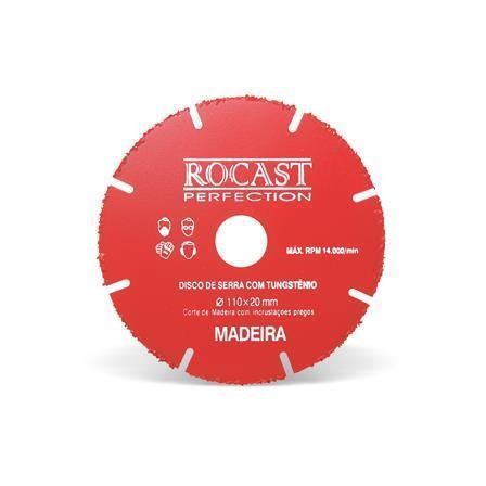Disco de tungstenico para madeira com pregos 4.3/8" 245,0001