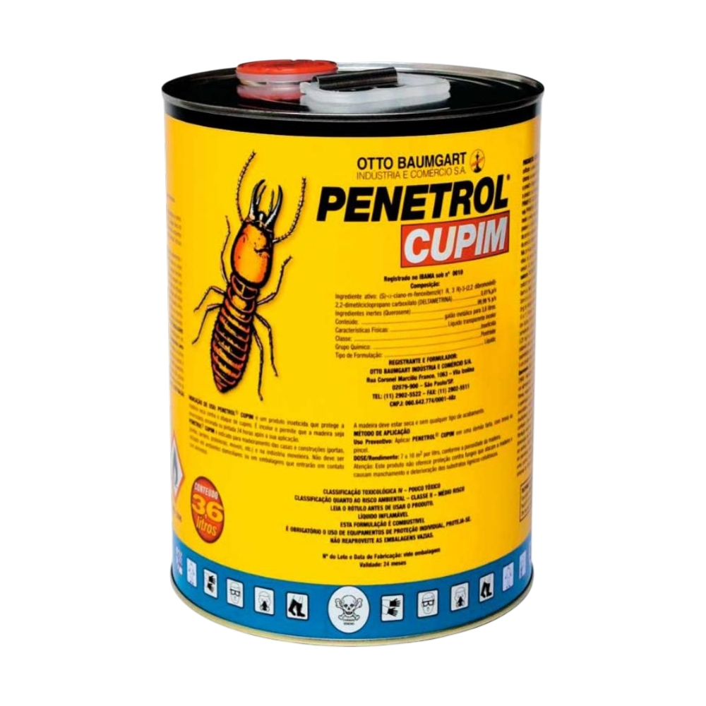 Cupinicida Mata Cupim Líquido Penetrol 3,6L Vedacit