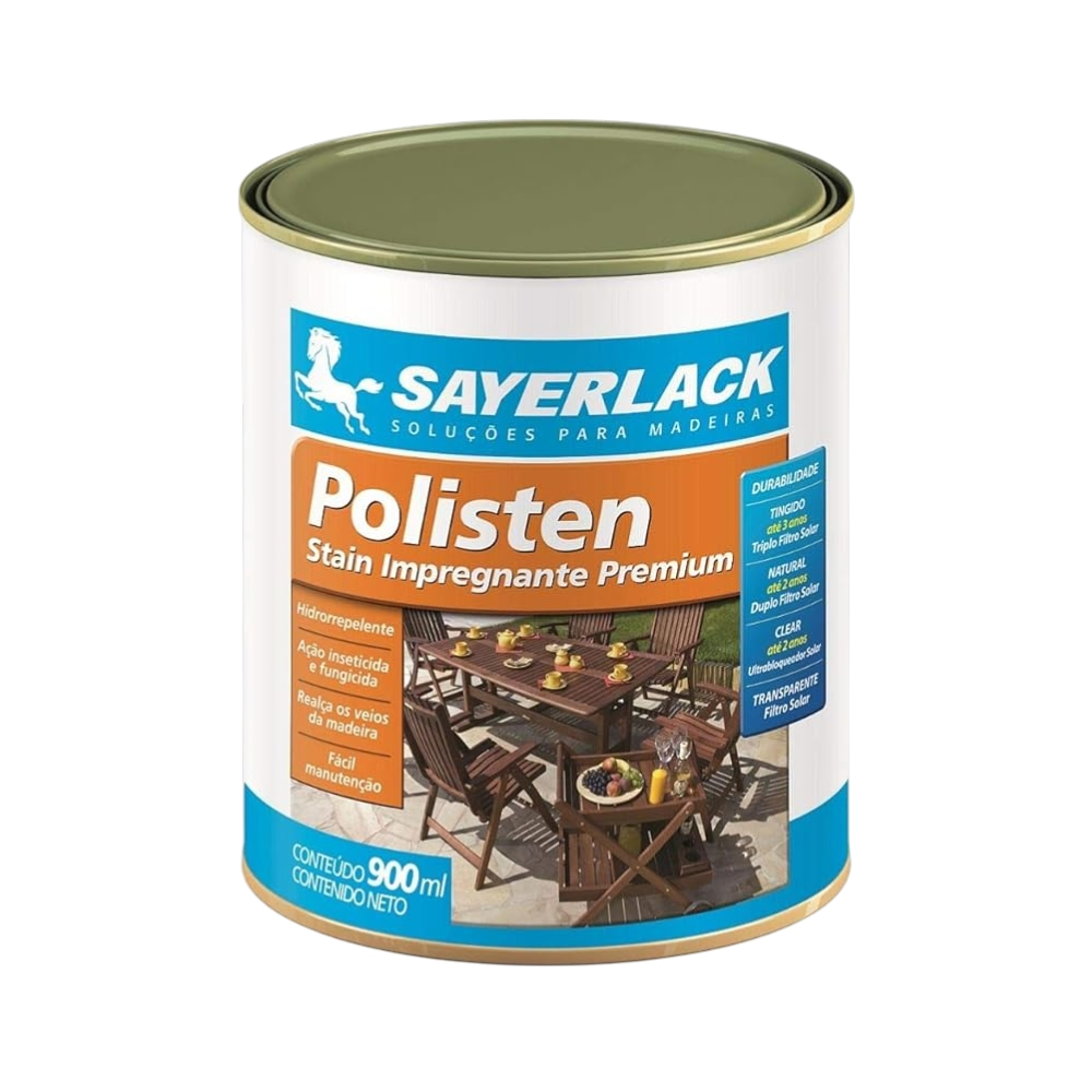 Stain Polisten Mogno Premium Madeira 900ml Sayerlack