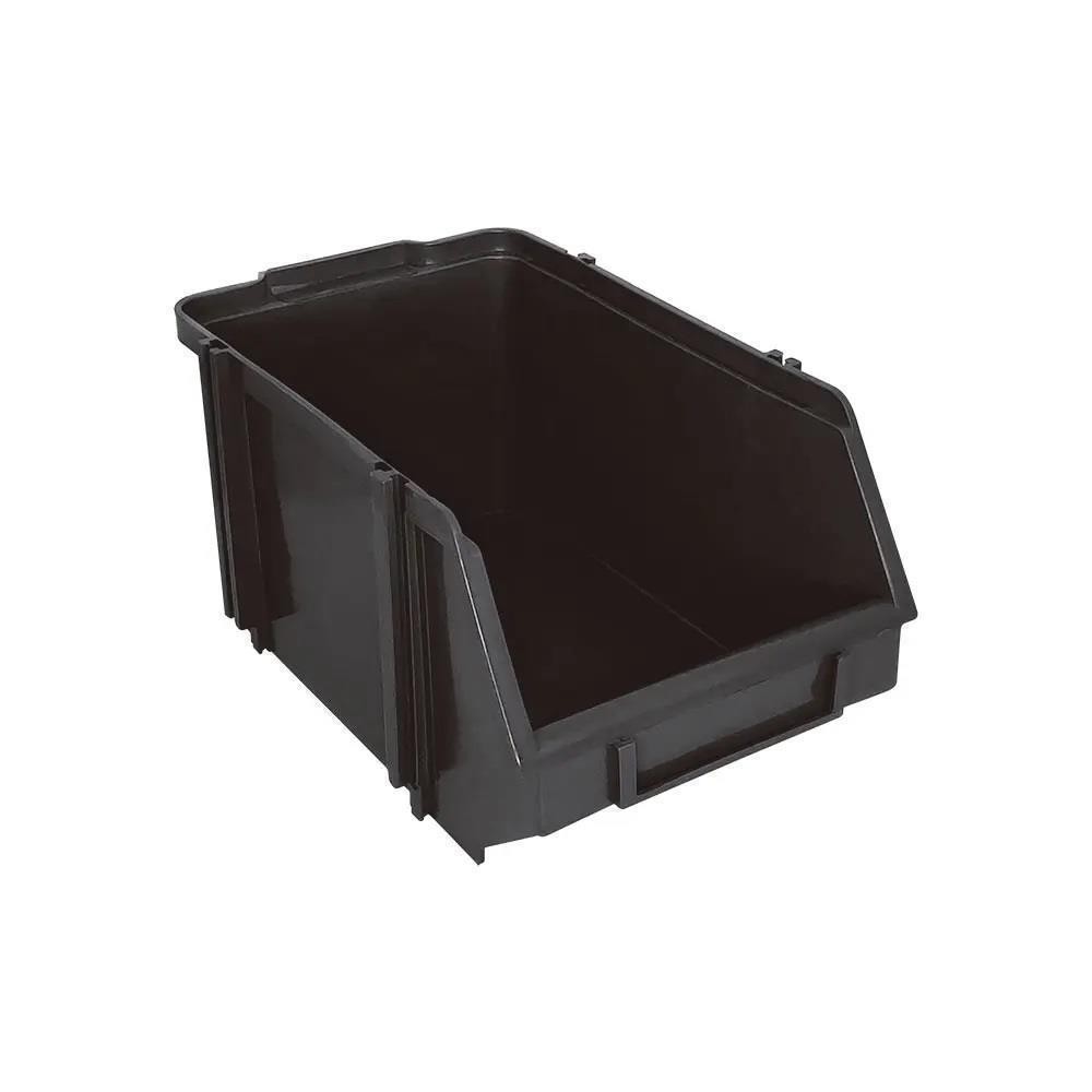 Caixa Box Gaveteiro Industrial Bin Preta N°5 12X15X23CM