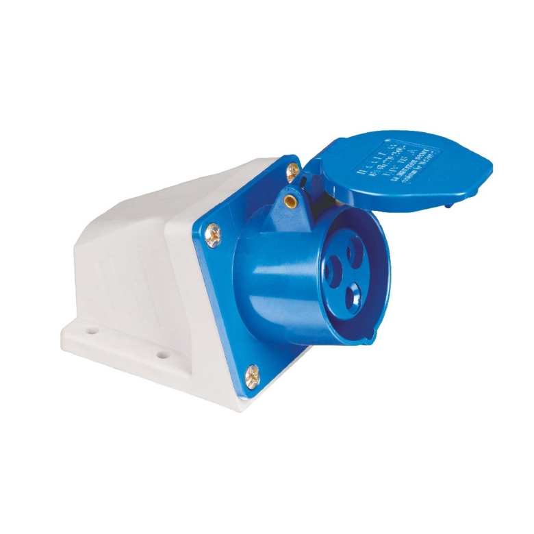 Tomada Sobrepor Azul 220v 16a 3 polos - Weg TSWD-16P3H6E57