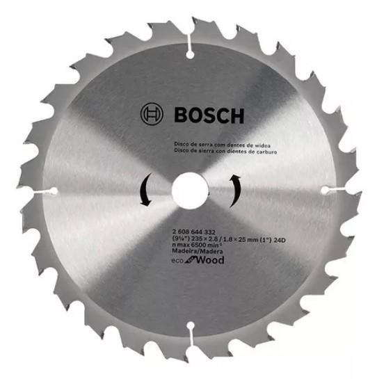 Disco Serra Madeira Widea 254mm Furo 30mm 24d - Bosch OpitiLine