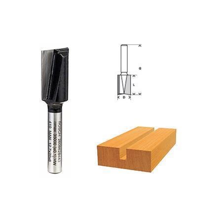 Fresa haste 6mm Paralela Dupla 12,7mm - Bosch 2608628443