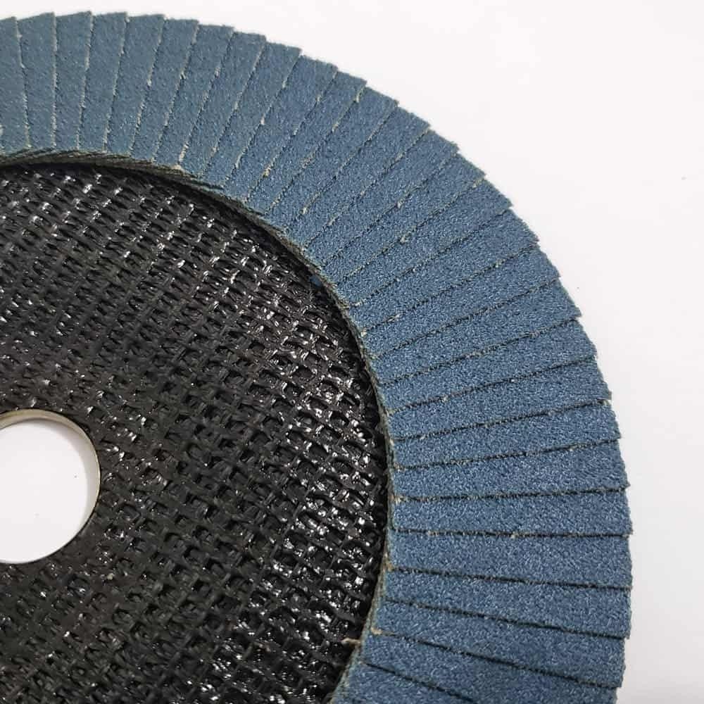 Disco lixa Fibra Flap Zirconio Inox/Ferro 115mm 80 Telstar