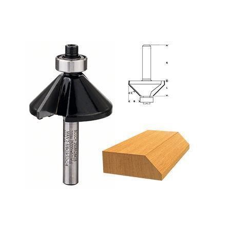 Fresa haste 1/4" Chanfro 7/16"-11,1mm - Bosch 2608628416