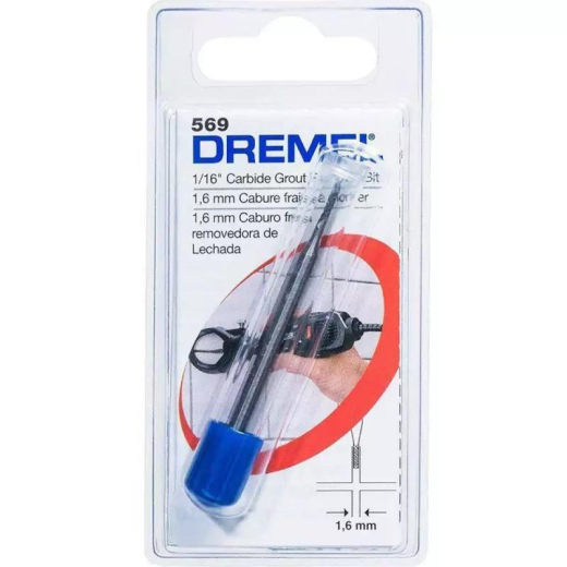 Broca Remoção Rejunte Micro Retifica Dremel 569 2615056932