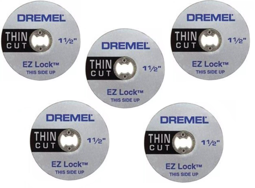 Kit Disco Corte Metal Micro Retifica Dremel EZ-409 2615S409