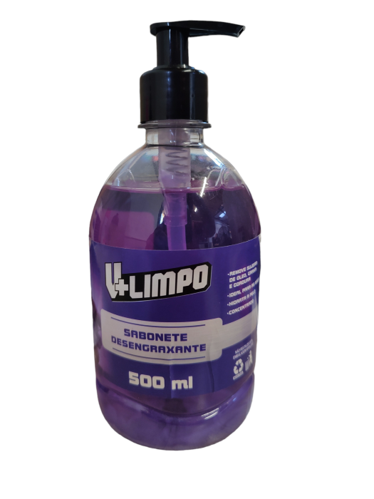 Sabonete Liquido Desengraxante V + Limpo 500ml TBR
