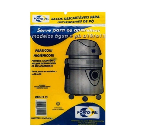 Saco Aspirador Pó Electrolux Hidro A9/A10/A10T/A13/Smart/Pet