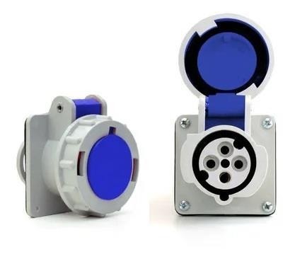 Tomada Embutir Azul 220v 63a 4 polos - Weg TEW-63P4H9E57