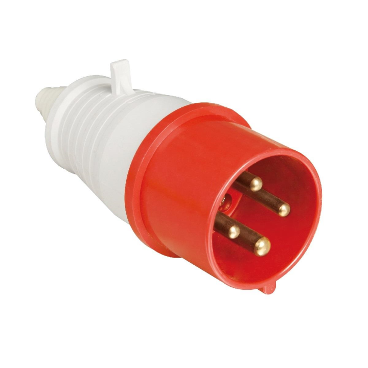 Plugue Macho Vermelho 380/440v 16a 4 polos - Weg PIWD-16P4H6E53