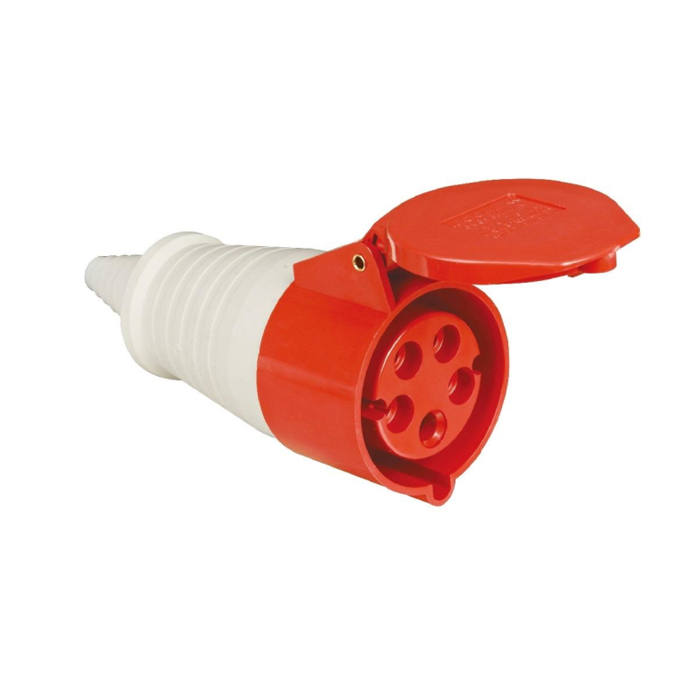 Conector Femea Vermelho 380/440v 16a 5 polos - Weg CIWD-16P5H6E53