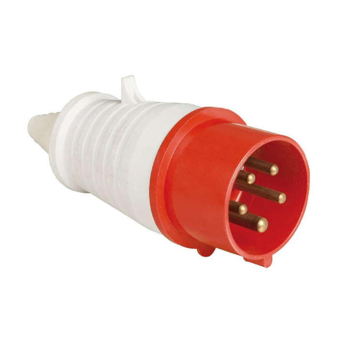 Plugue Macho Vermelho 380/440v 16a 5 polos - Weg PIWD-16P5H6E53