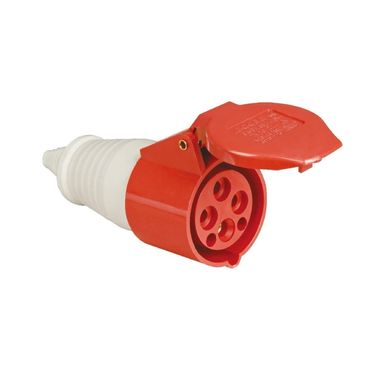 Conector Femea Vermelho 380/440v 32a 4 polos - Weg CIWD-32P4H6E53