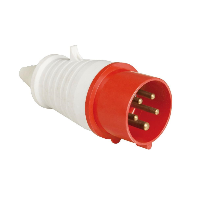 Plugue Macho Vermelho 380/440v 32a 5 polos - Weg PIWD-32P5H6E53