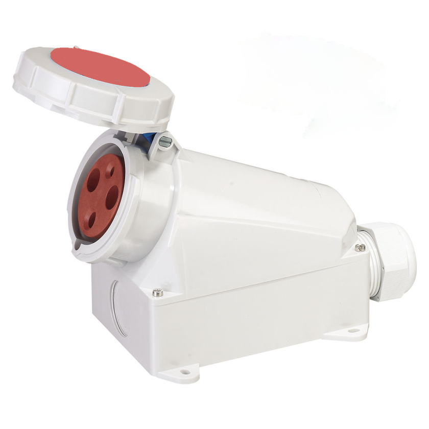 Tomada Sobrepor Vermelha 380/440v 63a 3 polos - Weg TSW-63P3H9E53