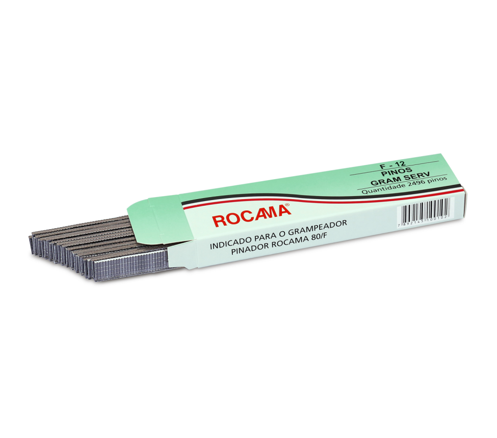 Pino Grampeador Pinador 0,98X1,21 12mm C/2496 Rocama F12