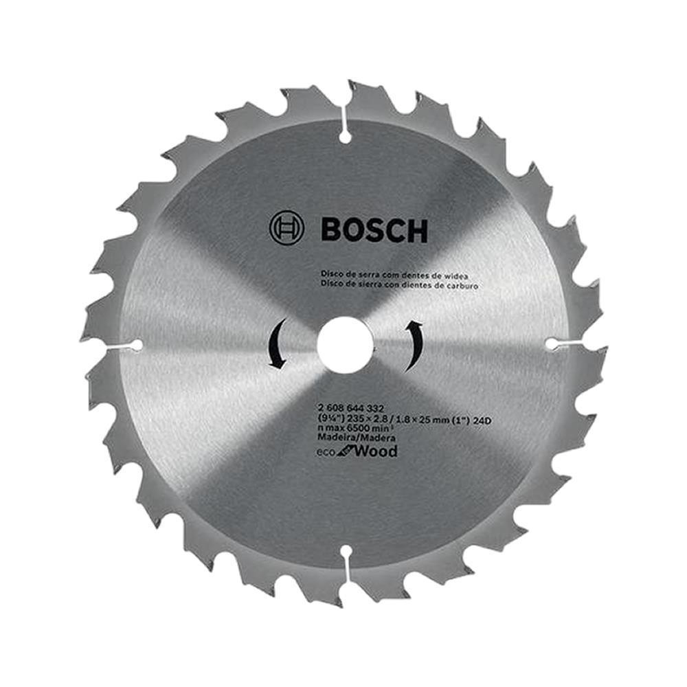 Disco Serra Madeira Widea 235mm Furo 25mm 24d - Bosch EcoWood
