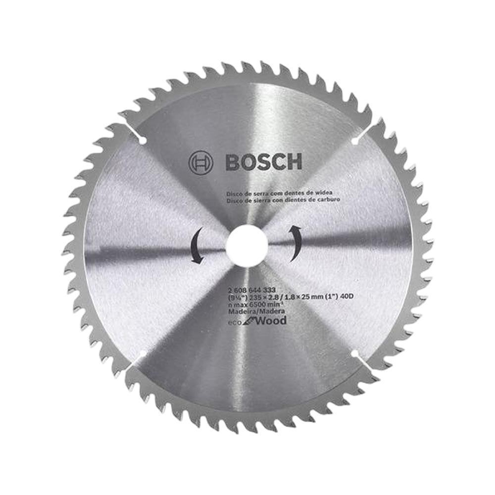 Disco Serra Madeira Widea 235mm Furo 25mm 40d - Bosch EcoWood