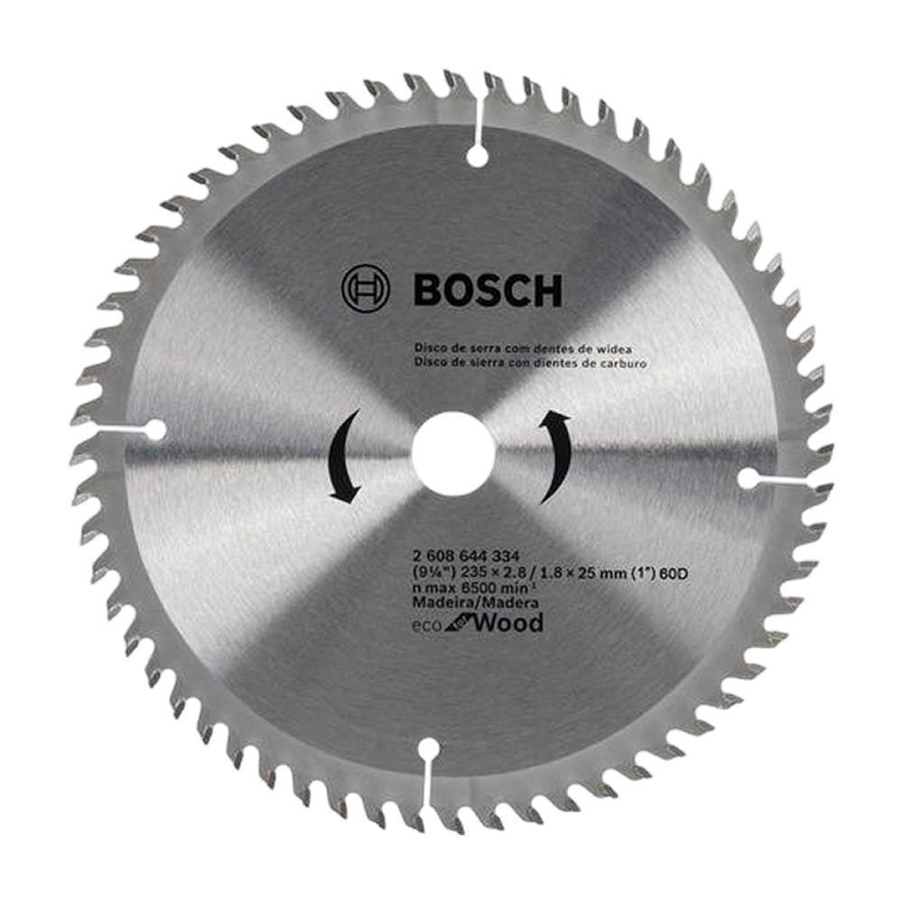 Disco Serra Madeira Widea 235mm Furo 25mm 60d - Bosch EcoWood