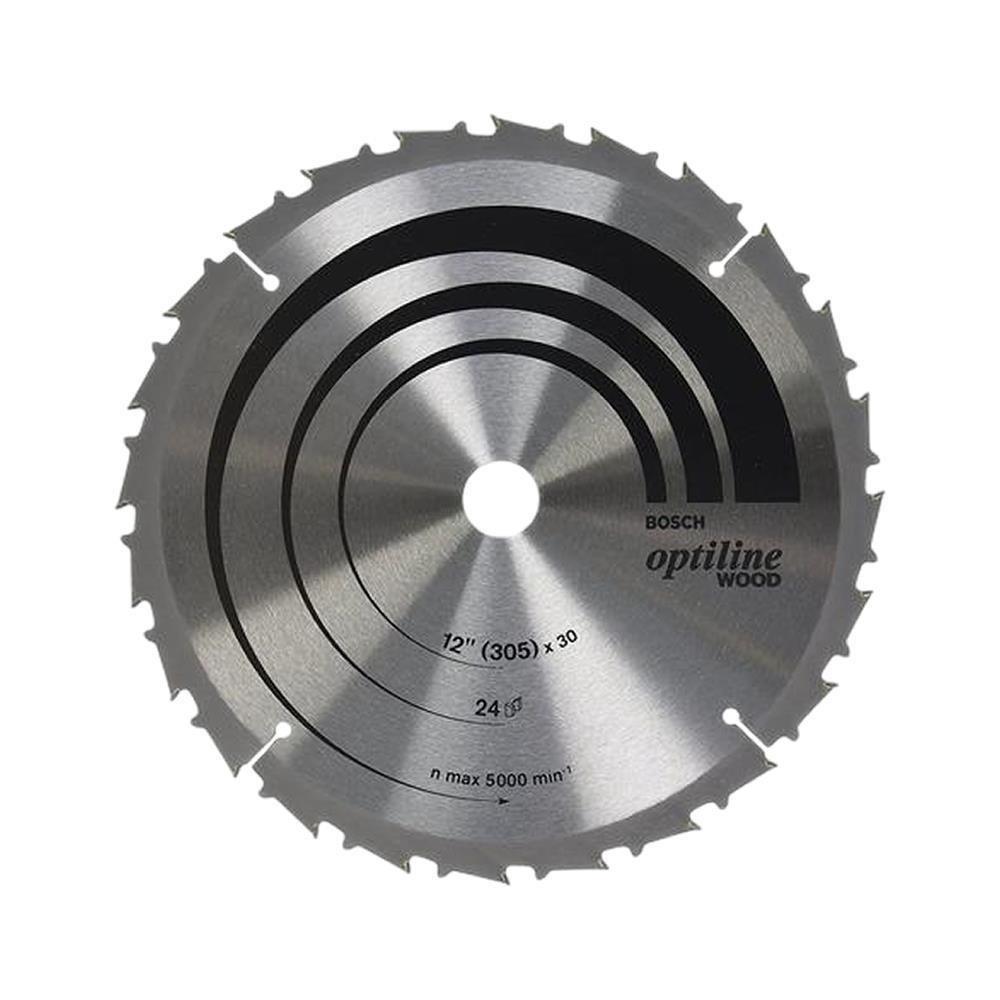 Disco Serra Madeira Widea 305mm Furo 30mm 24d - Bosch OpitiLine