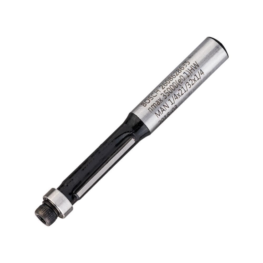 Fresa haste 1/4" Rebaixo 1/4"-6,35mm - Bosch 2608628635