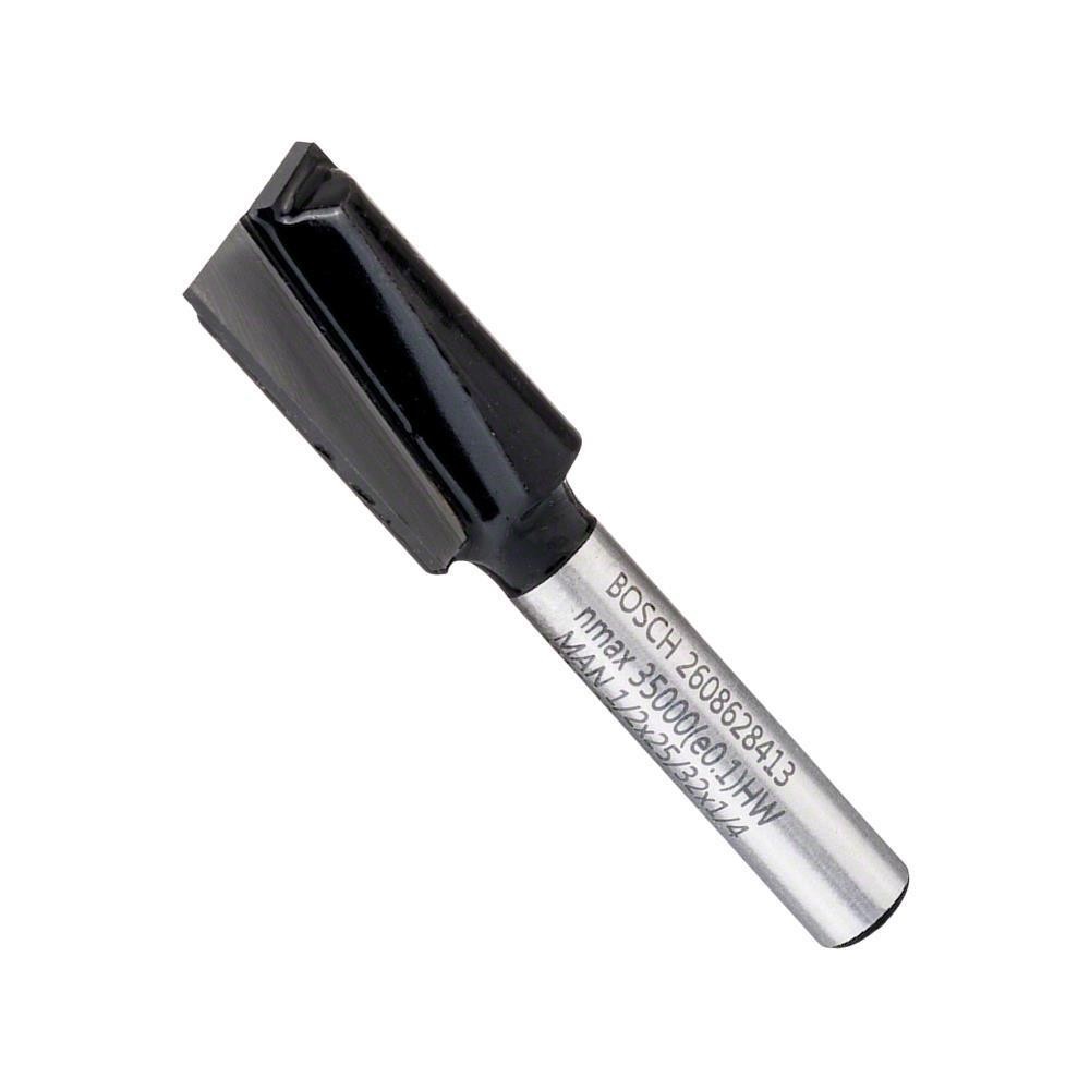 Fresa haste 1/4" Paralela Dupla 1/2"-12,7mm Bosch 2608628413