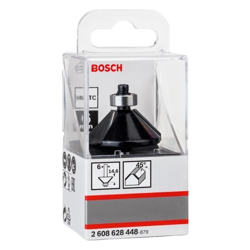 Fresa haste 1/4" Chanfro 35x14,6mm - Bosch 2608628416