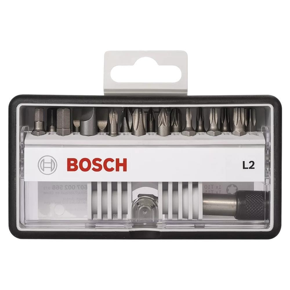 JOGO PONTAS BIT 19PC 25MM L2 ROBUST BOSCH 2607002568