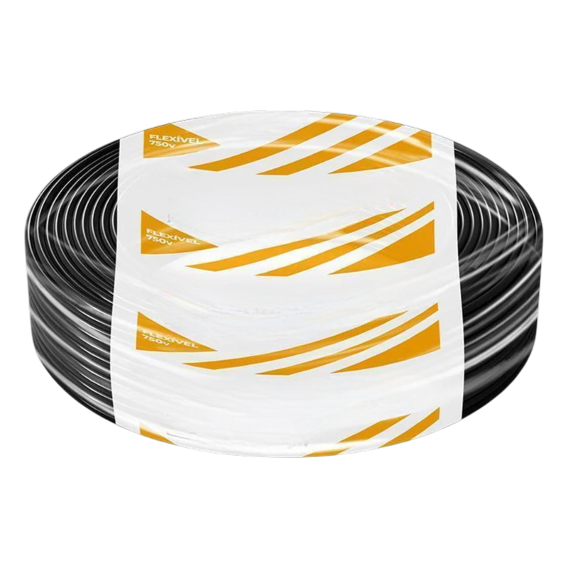 Fio Cabo Flexível 0,5mm Preto 100m Megatron/Rcm/Sil 750V