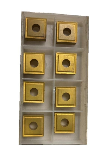 Inserto de metal duro quadrado 90º SNMG 432 120408 c/9pc